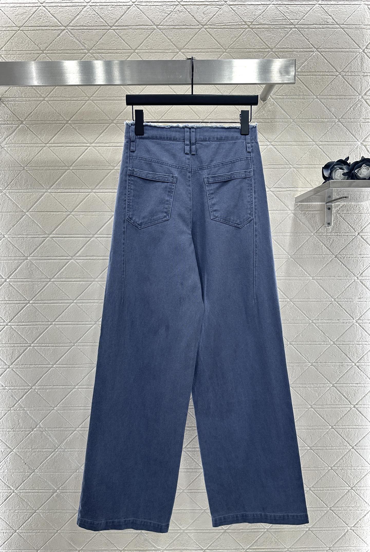25fw Edge logo denim pants)