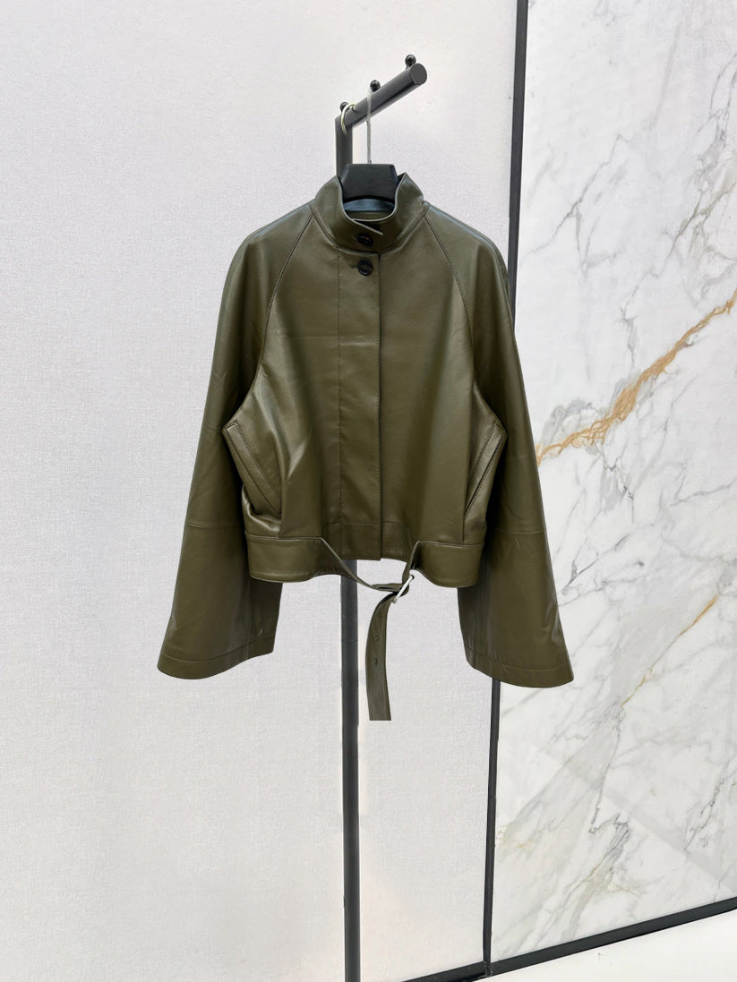 25fw leather jacket
