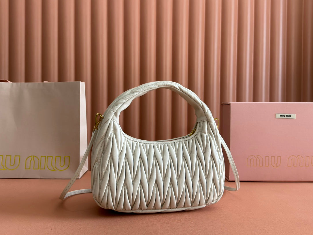 M 25 Sheepskin Hobo Mini Bag