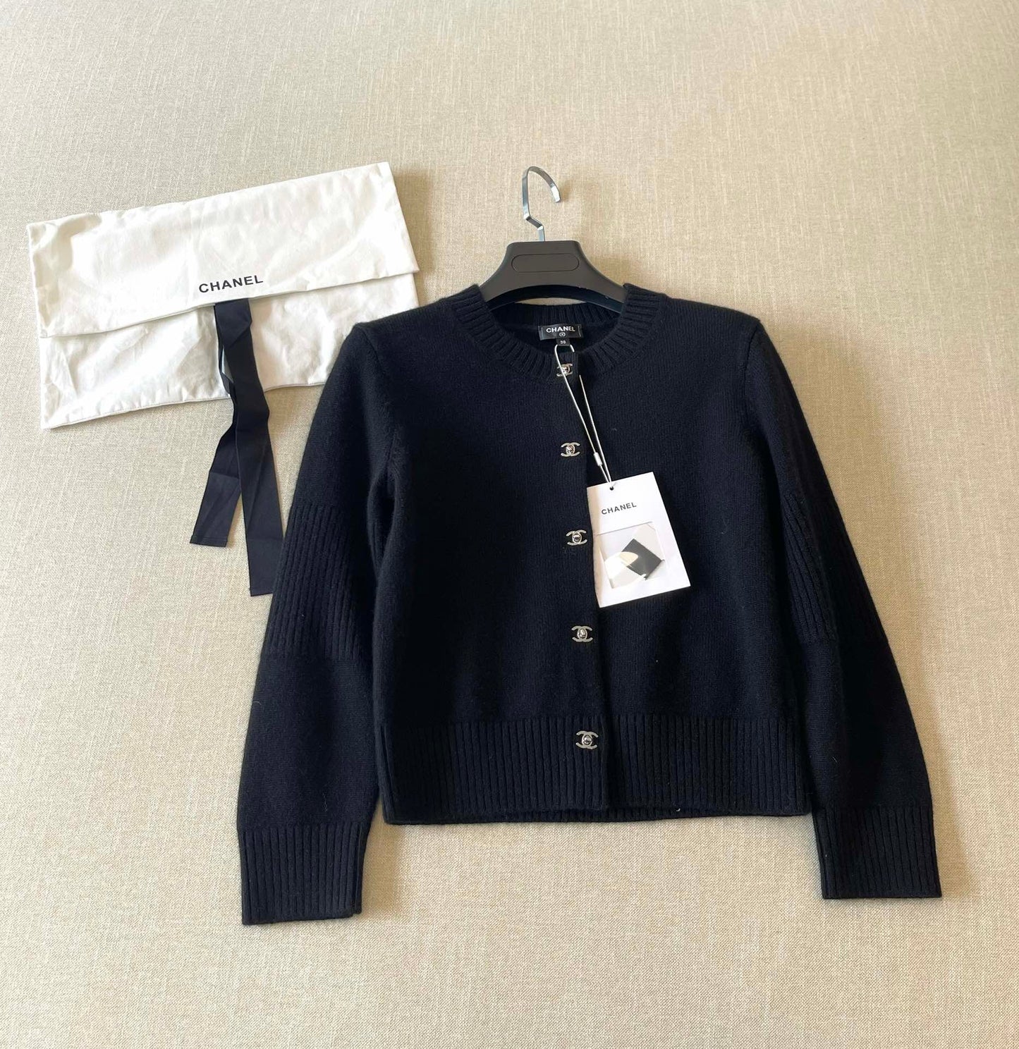 Cashmere Button Cardigan