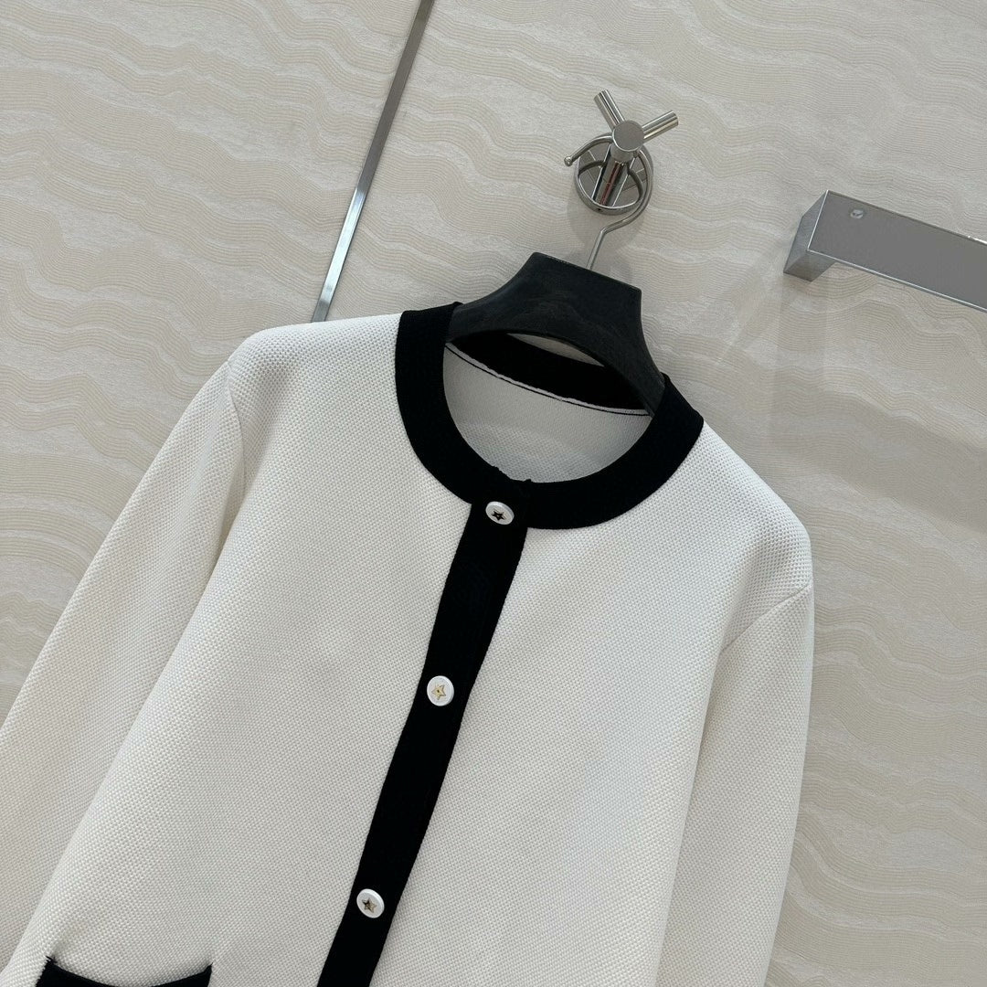25 new round neck cardigan jacket