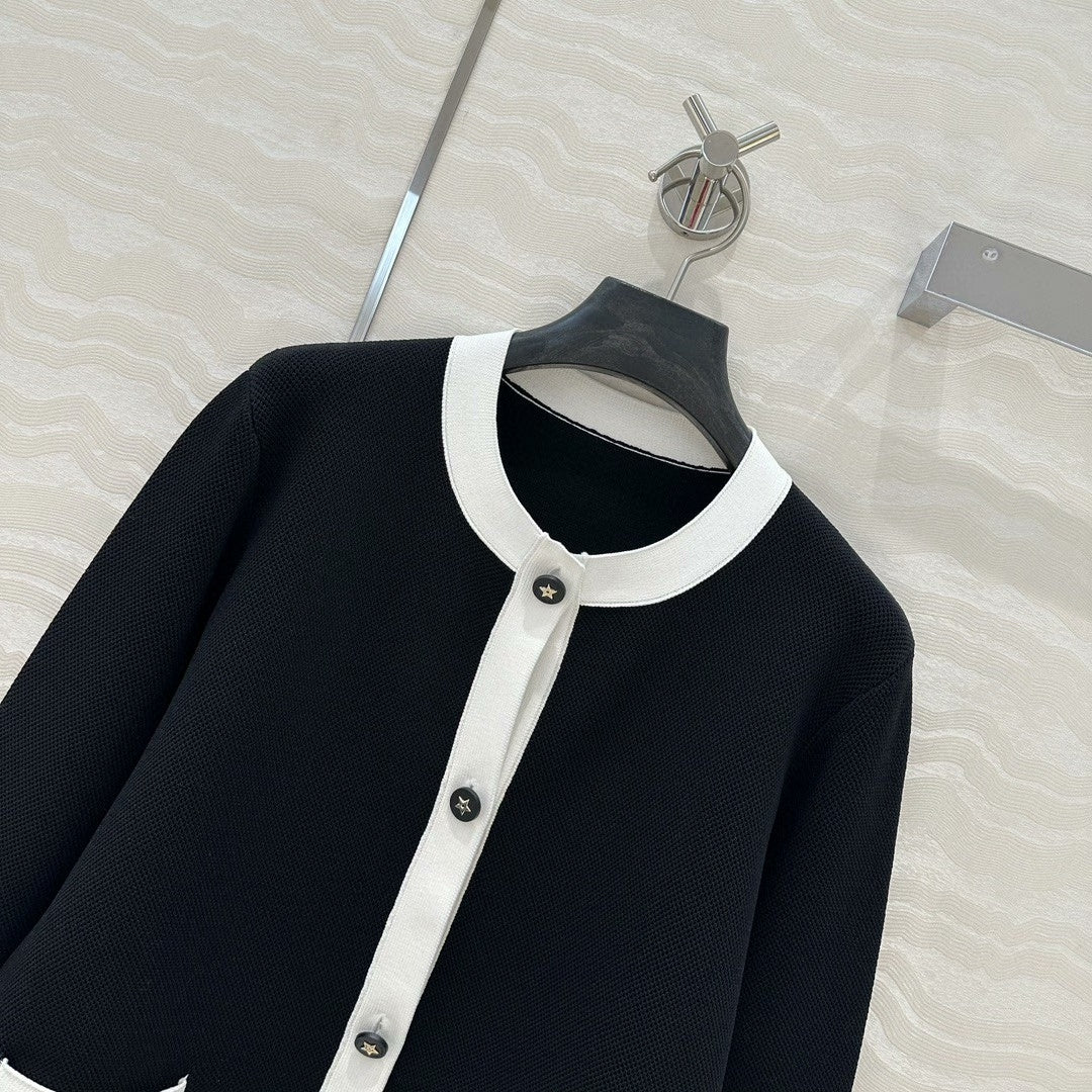 25 new round neck cardigan jacket