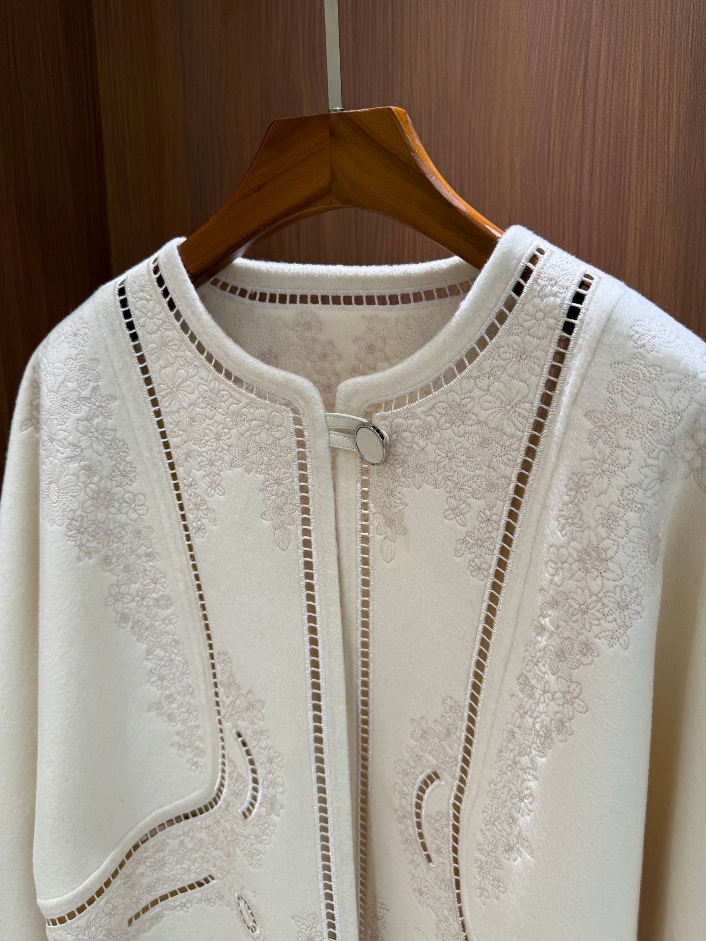 25 Cashmere cardigan jacket(BEIGI/BLACK)