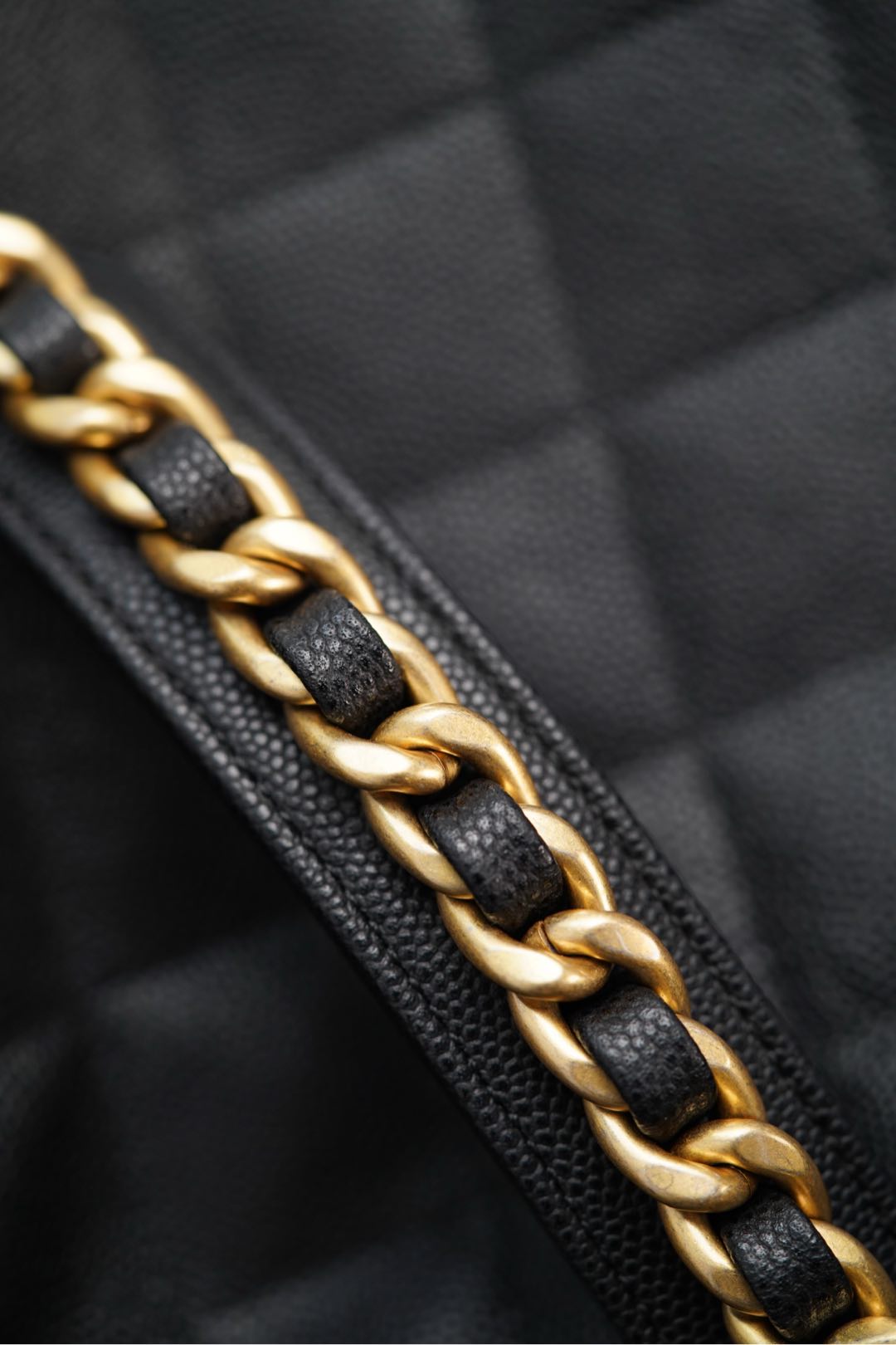Drawstring bucket bag(Black)