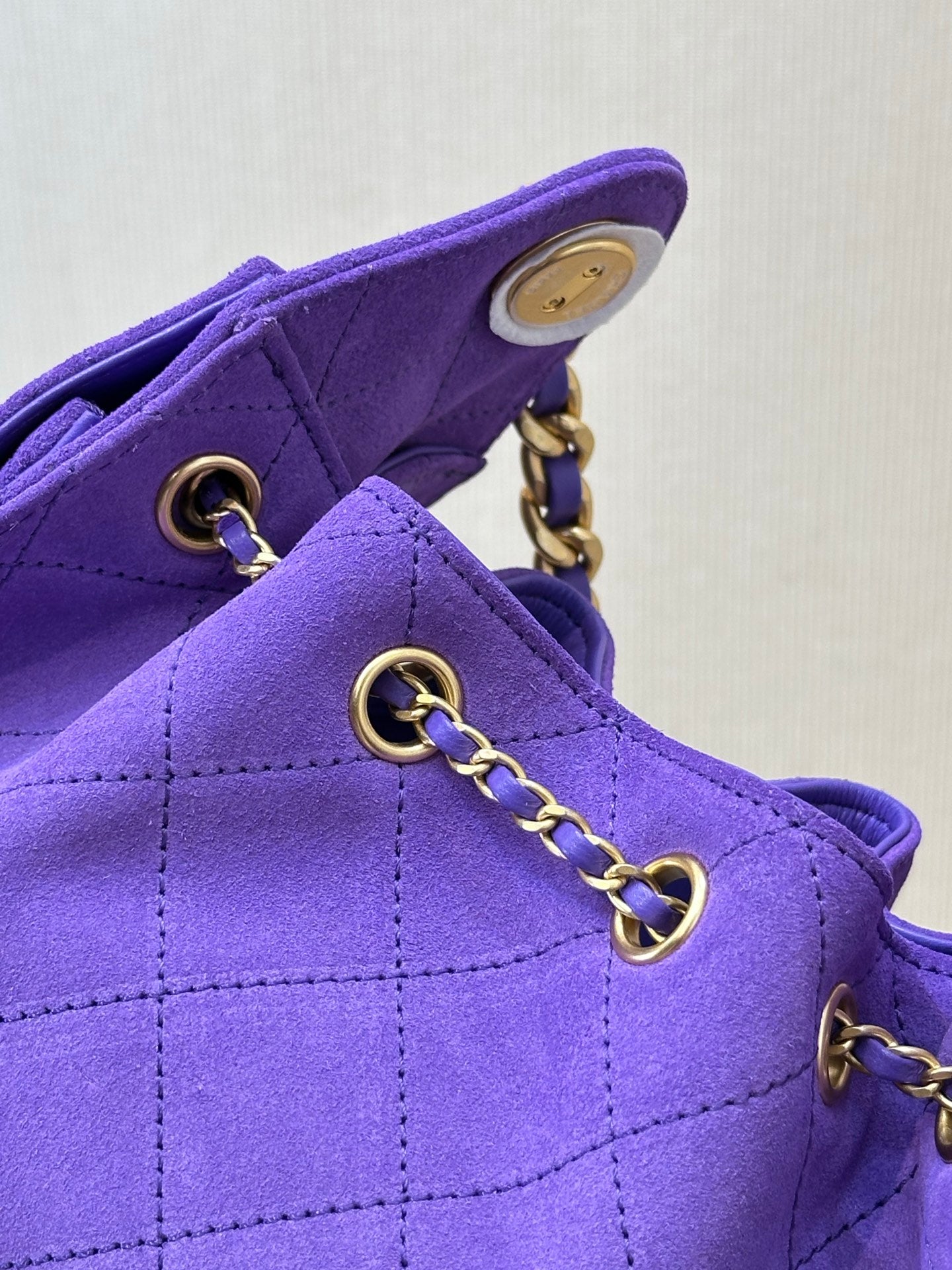 25C suede hippie bag (Purple)