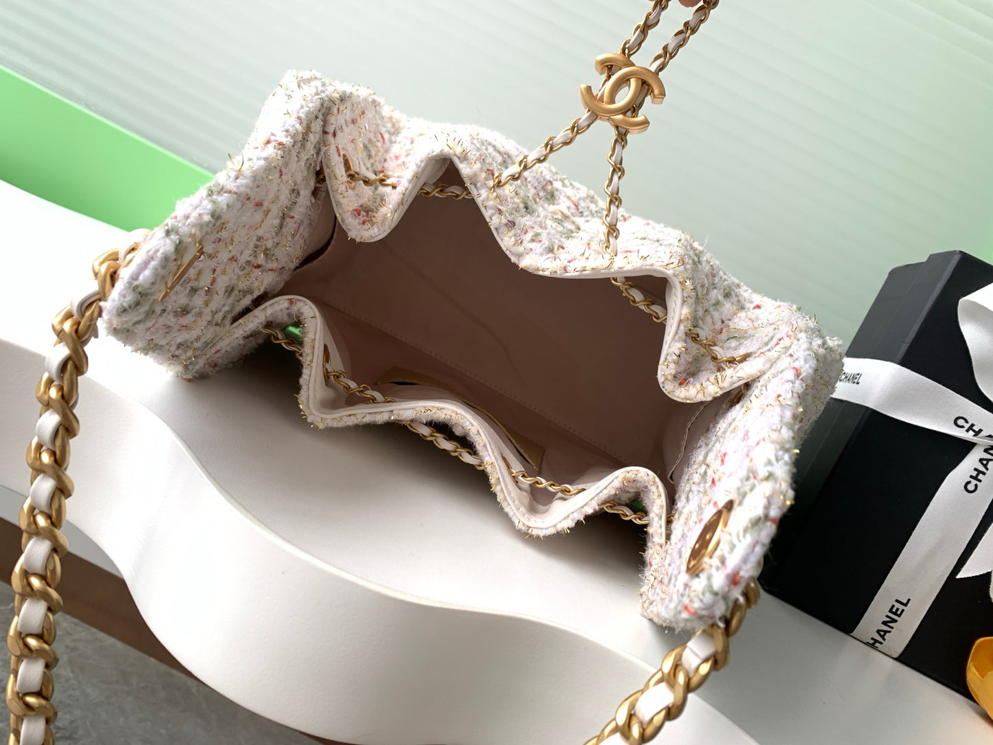 25C suede hippie bag (Woolen sequins)