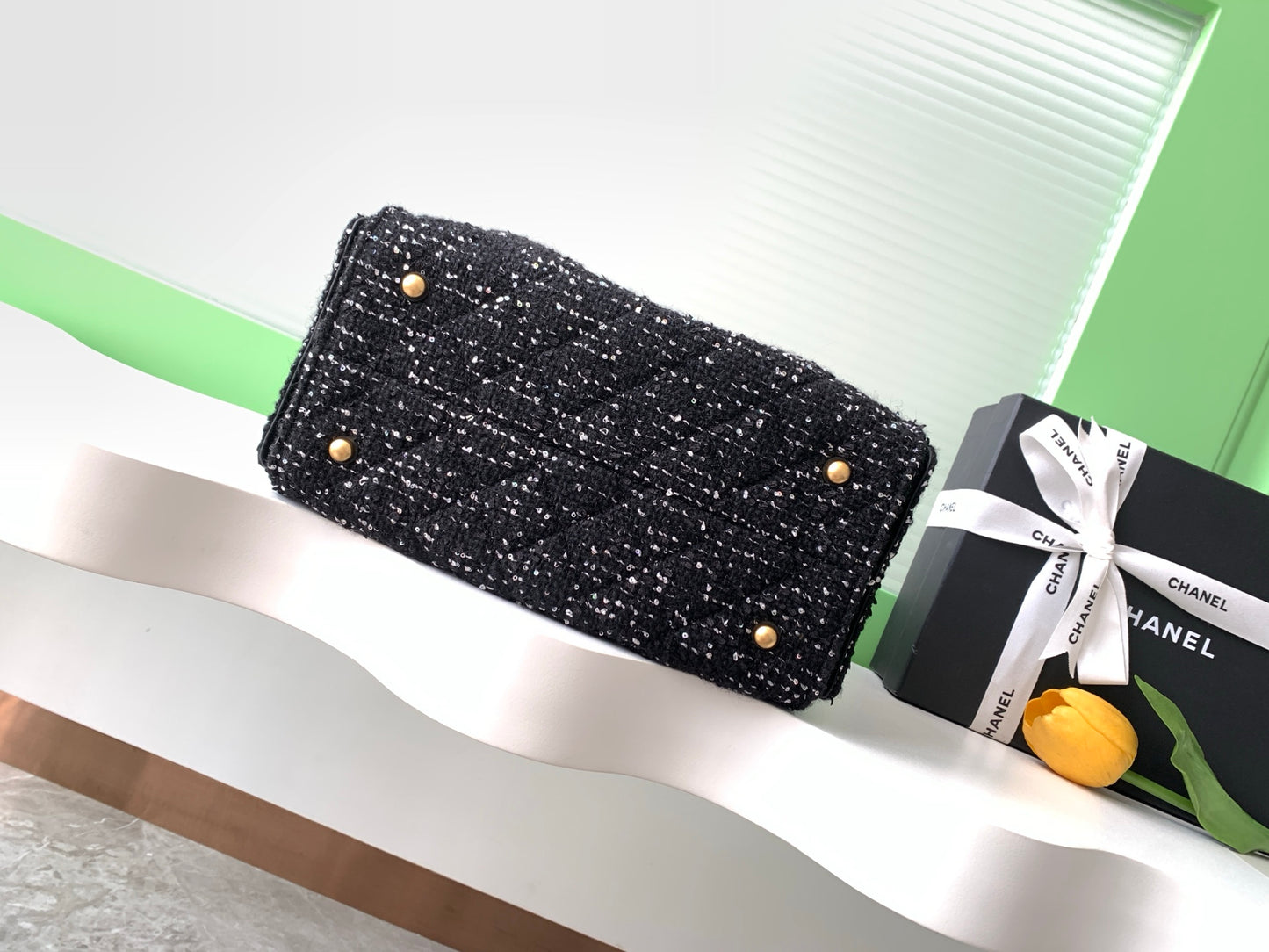 25C suede hippie bag (Woolen sequins)