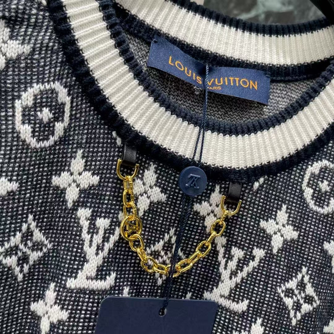 25 Early Autumn New Arrival Jacquard Chain Knitted Vest
