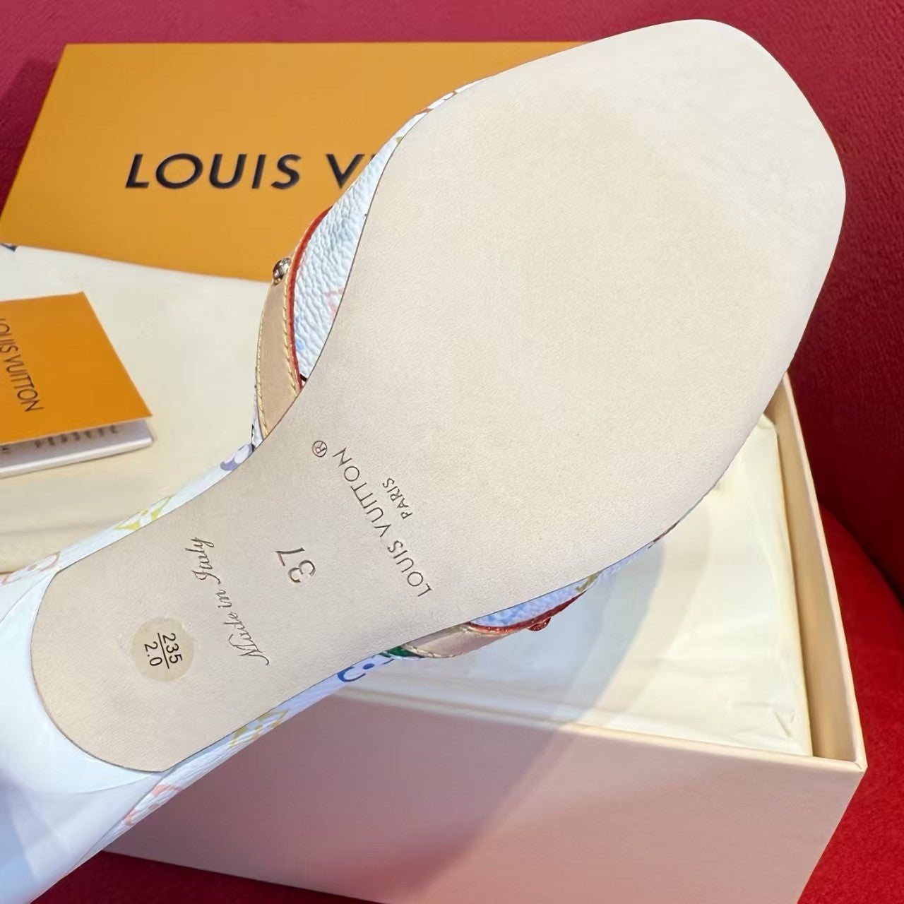 White Three-color Shoes