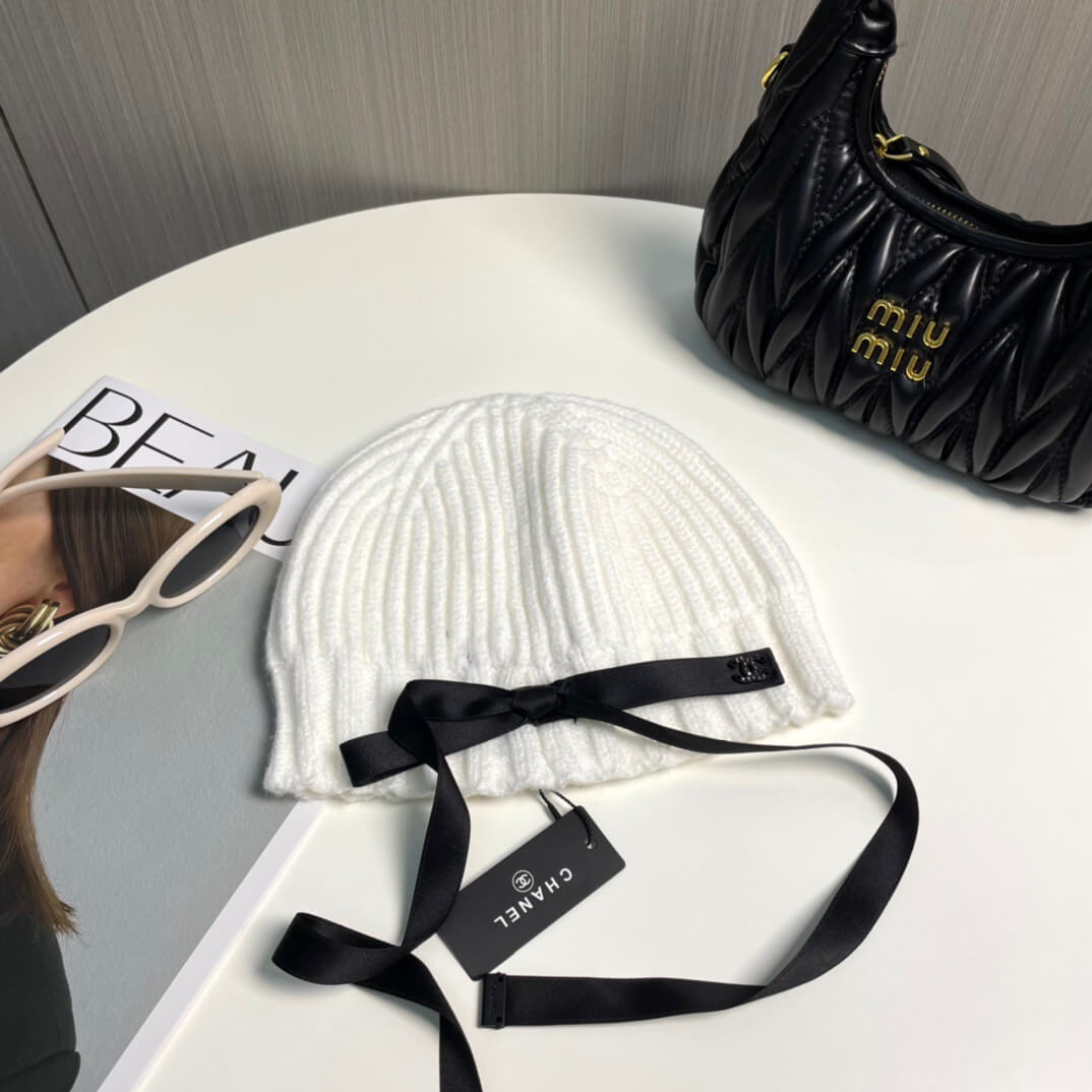 Drawstring Knit Hat