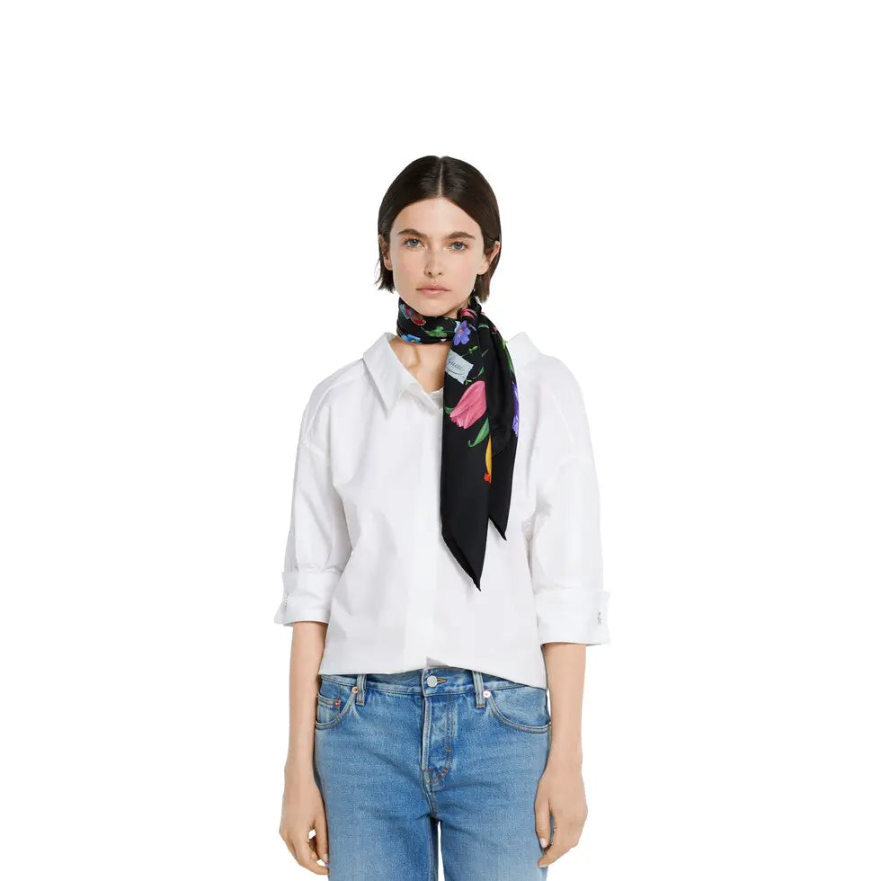 G 25 Floral Scarf