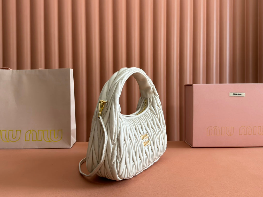 M 25 Sheepskin Hobo Mini Bag