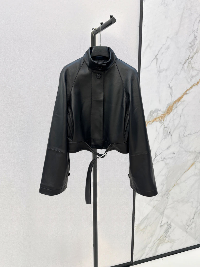 25fw leather jacket