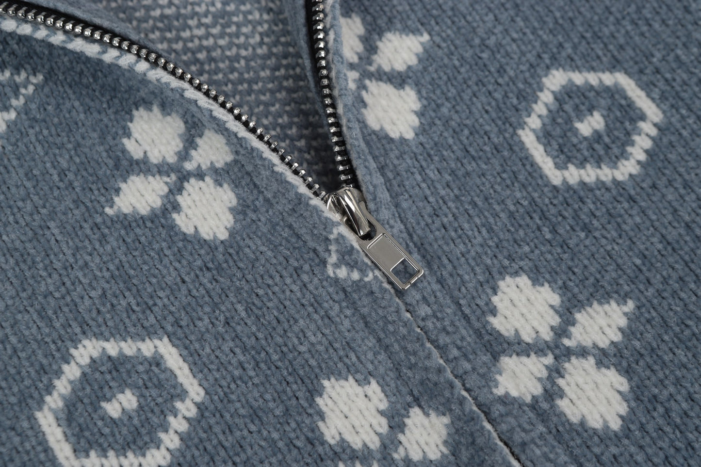 25 zipper long sleeve sweater