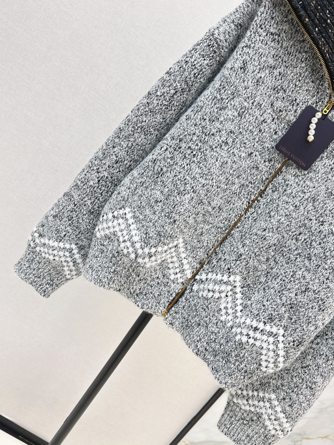 25 Jacquard heavy-duty zipper jacket