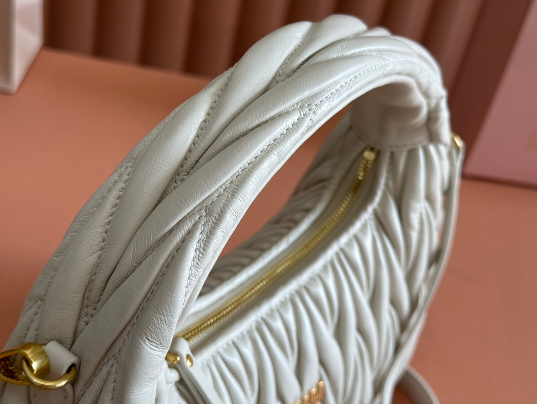 M 25 Sheepskin Hobo Mini Bag