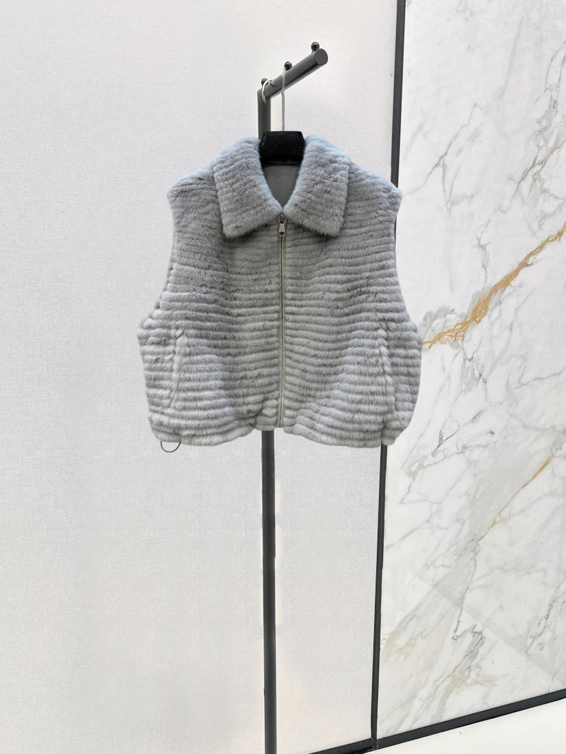 25fw fur vest