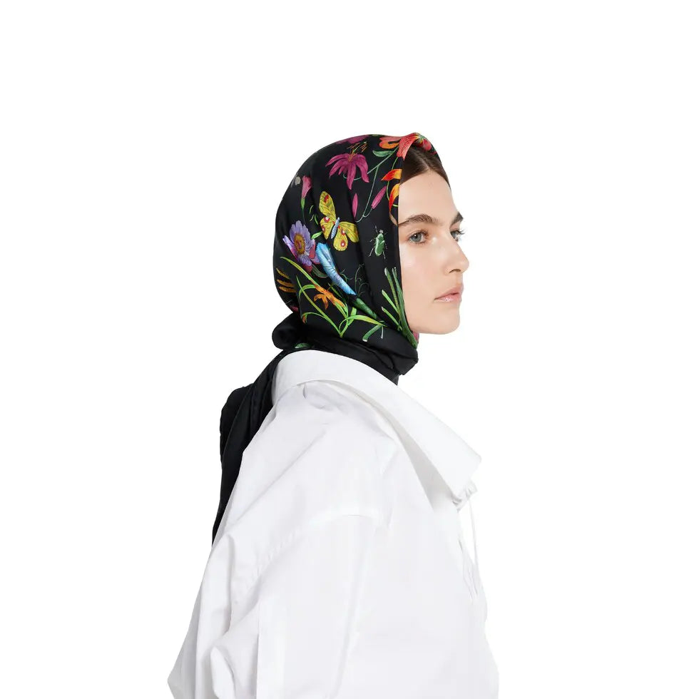 G 25 Floral Scarf