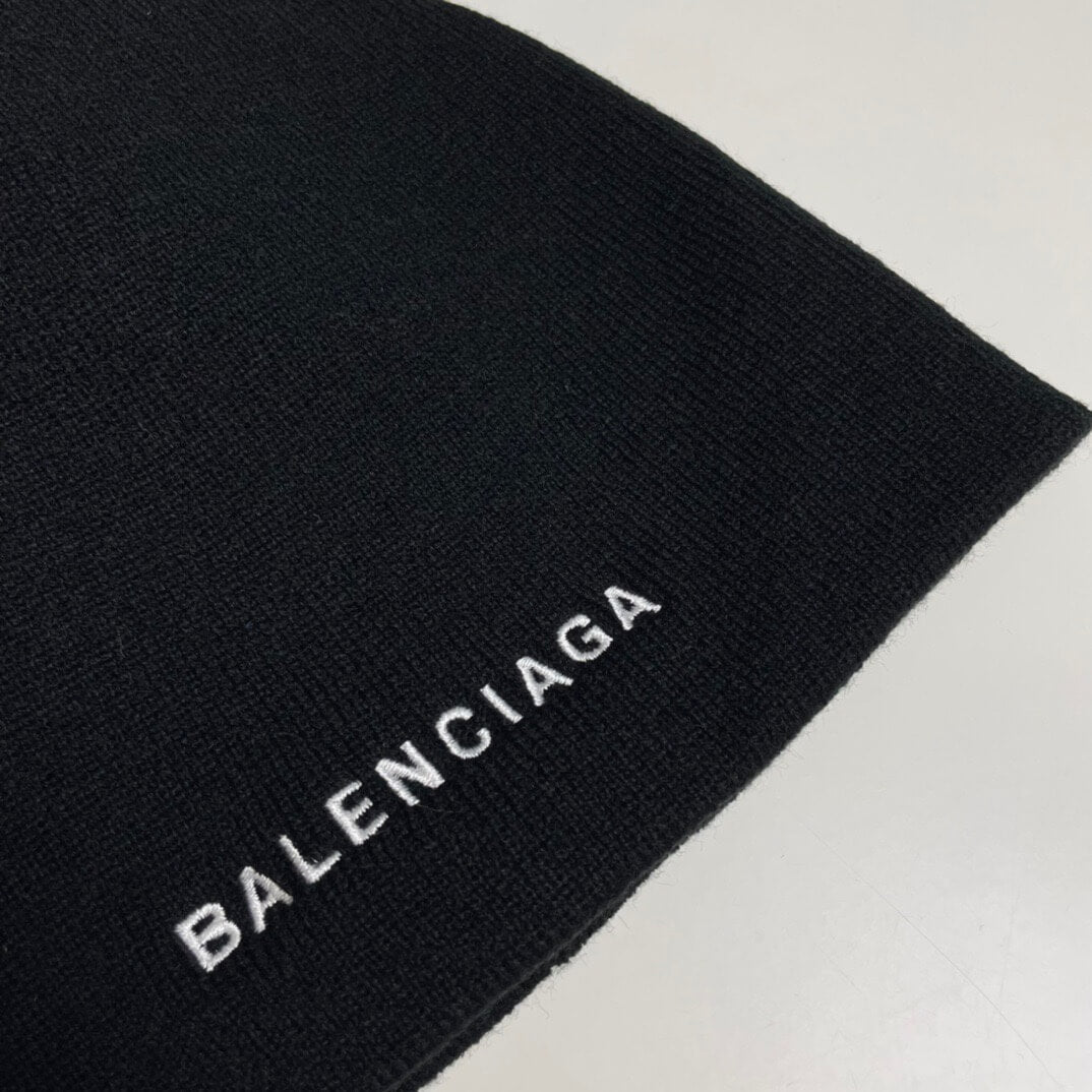 Solid Color Embroidered Knit Hat