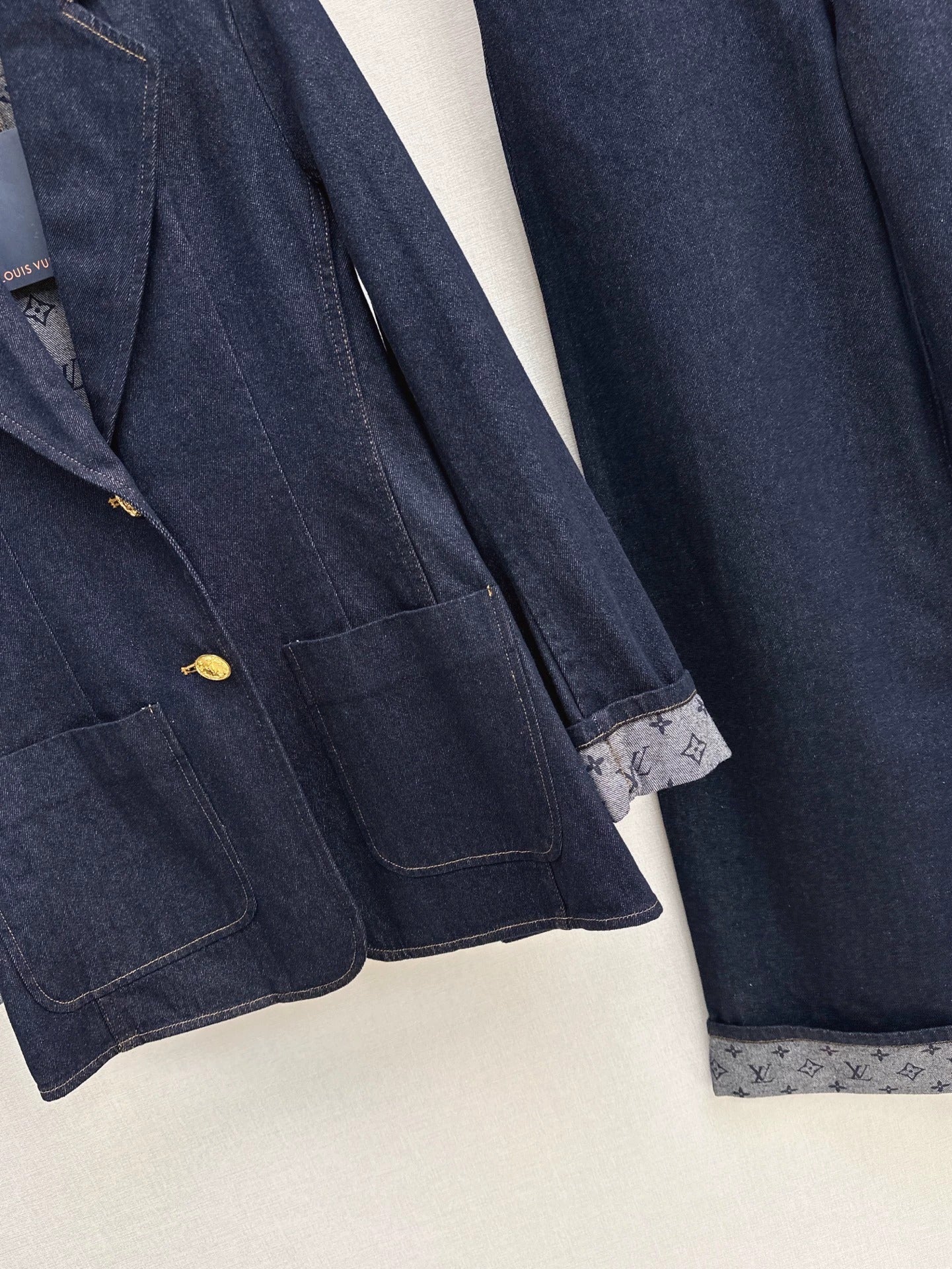 25 denim suit