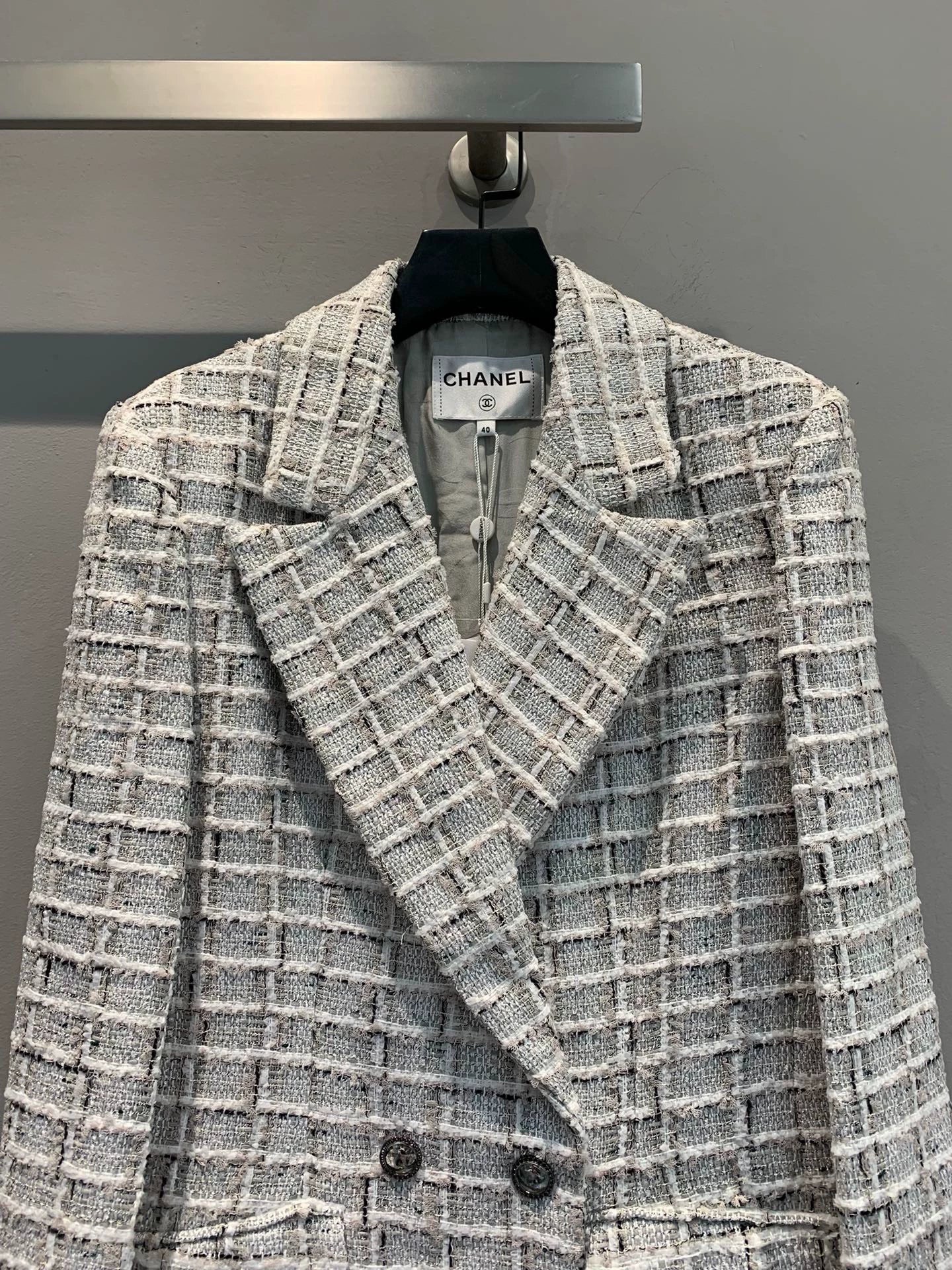 25fw Plaid woven suit jacket(Medieval Series)
