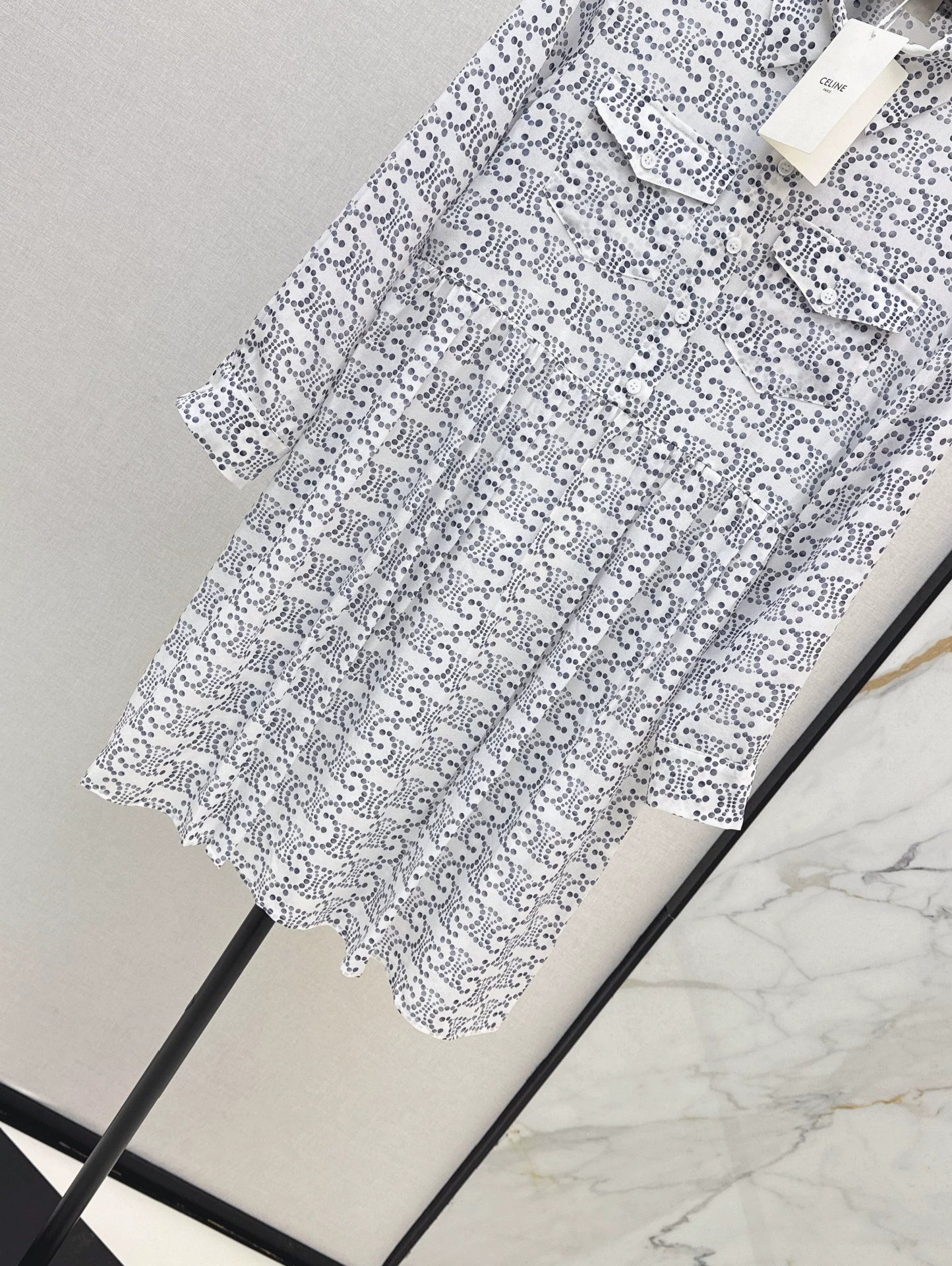 2025 new product Printed silk dress