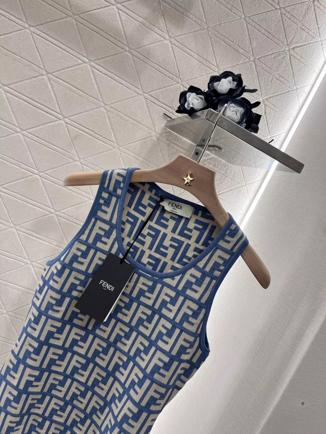 25ss jacquard knitted vest