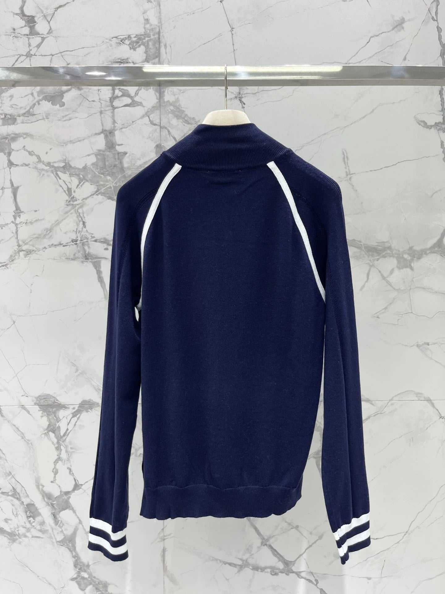 25 Early Autumn New Knitted Long Sleeve Zipper Jacket