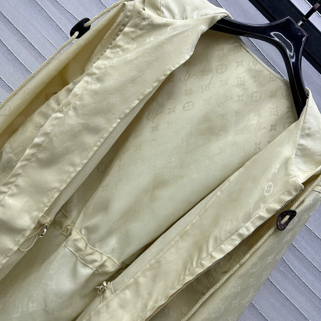 25 jacquard hooded jacket