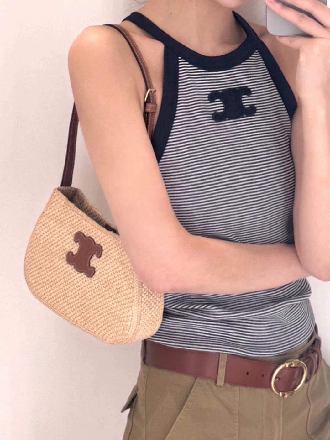 Classic Striped Knit Vest
