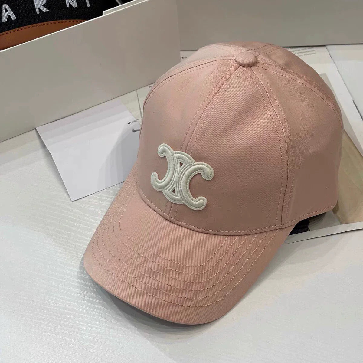 Ce 25 Embroidery Baseball cap Silver buckle series