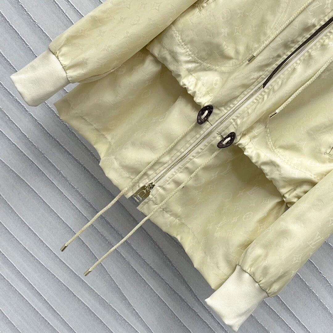 25 jacquard hooded jacket
