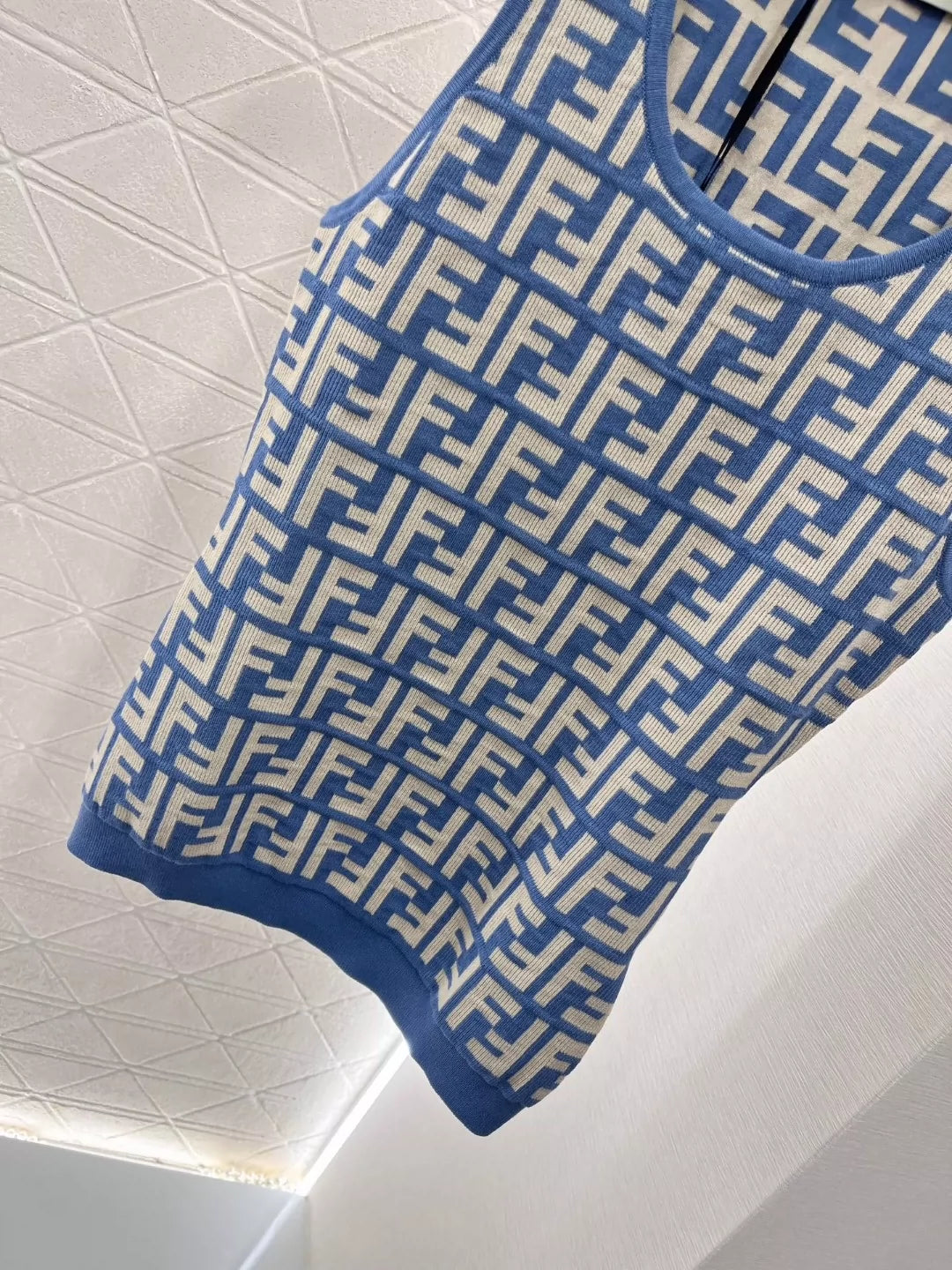 25ss jacquard knitted vest