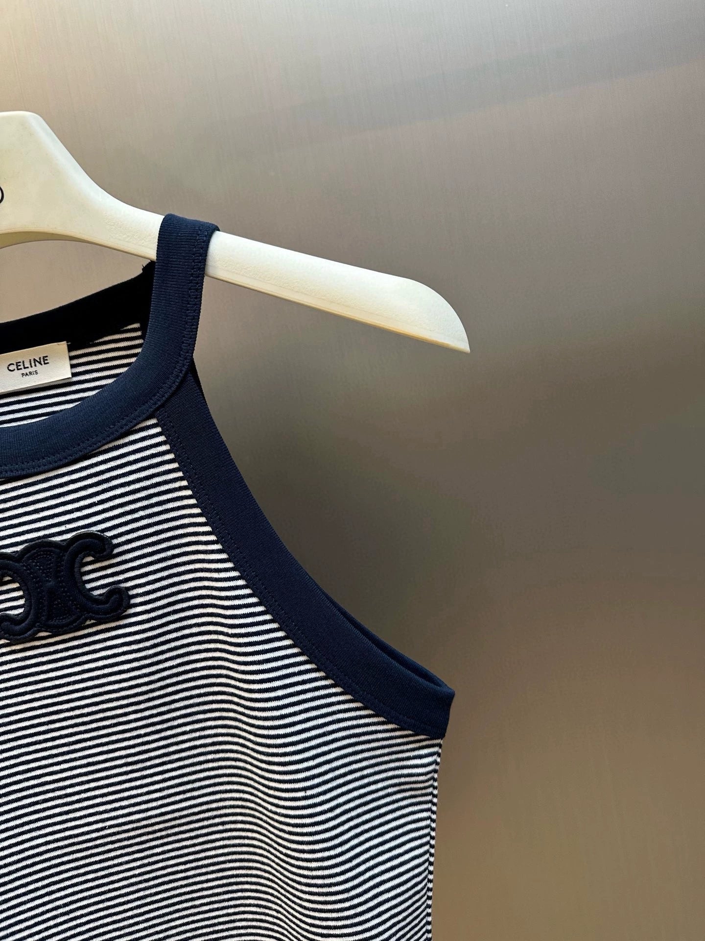 Classic Striped Knit Vest