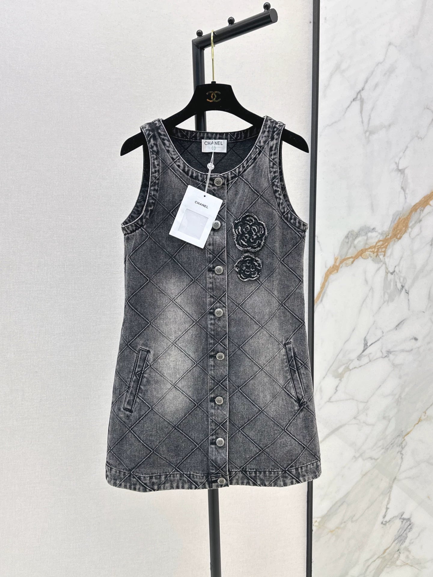 2025 new product Denim vest skirt