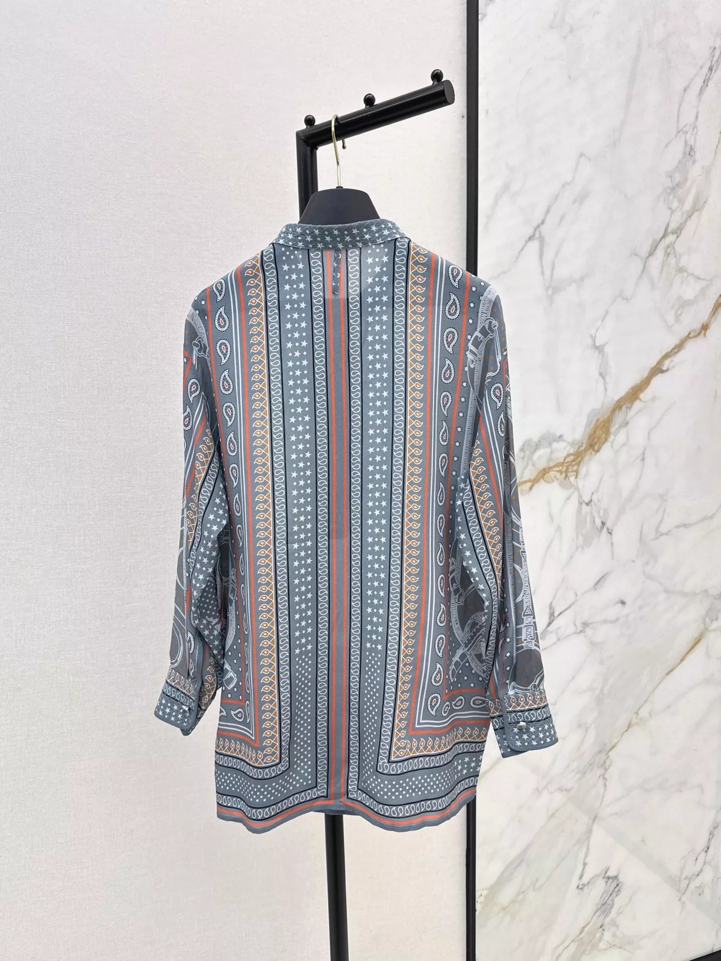 25ss silk buttons shirt