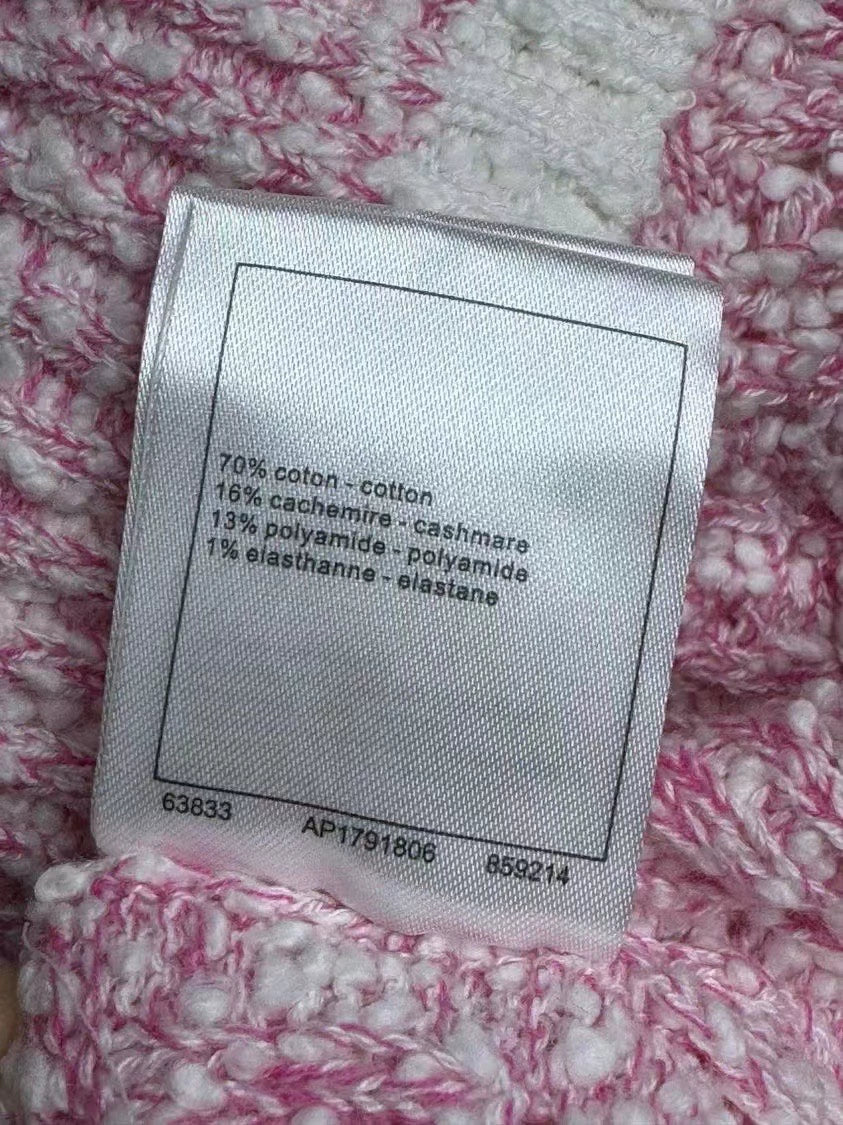 New colorblock hollow cardigan