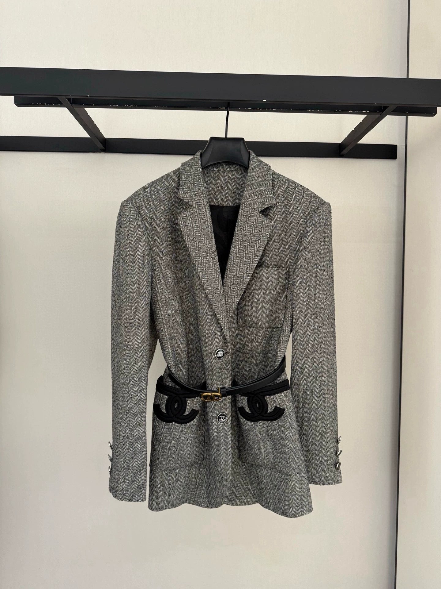 25 Blazer with logo pocket detail