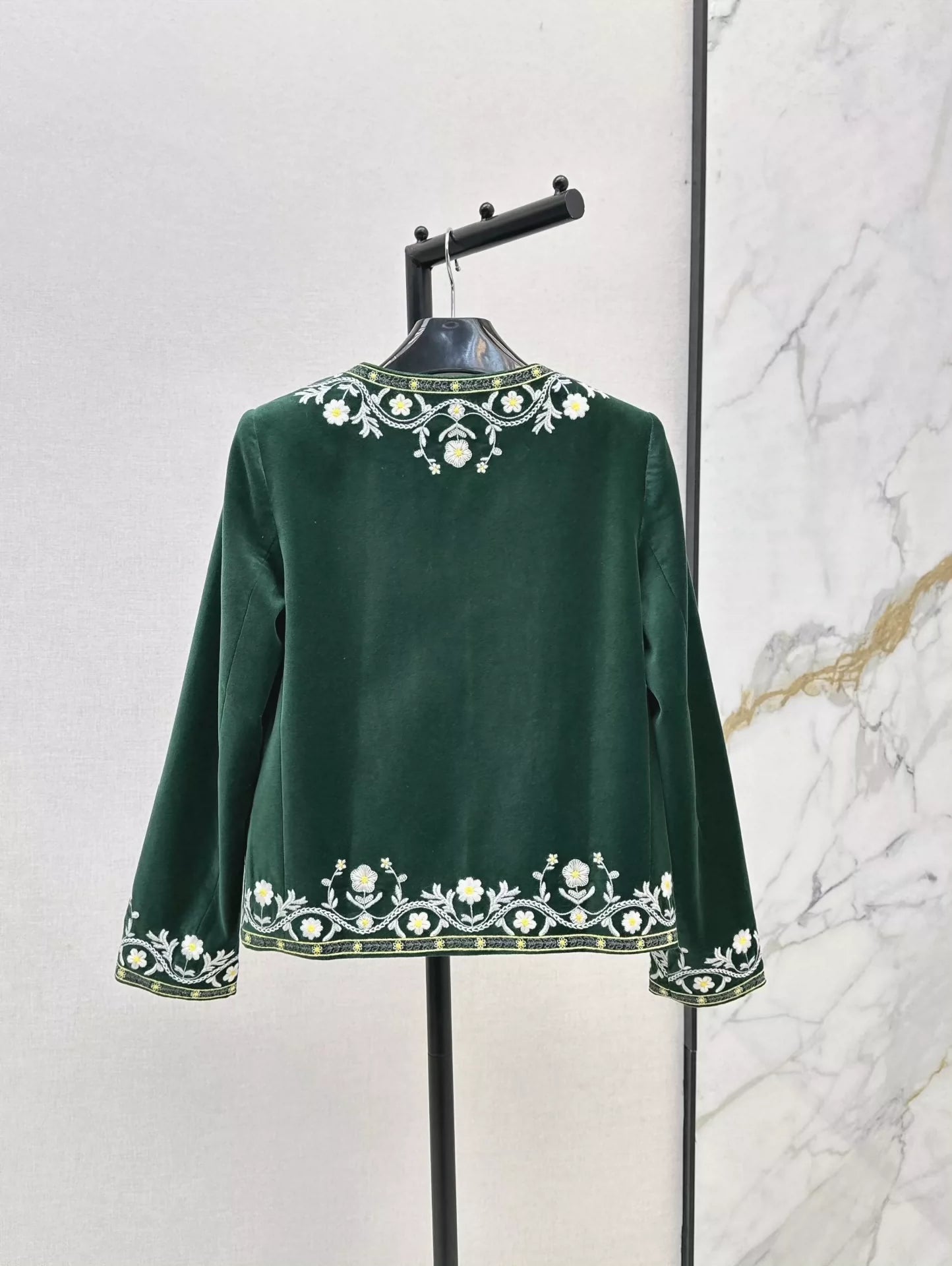 2025 new product Velvet embroidered jacket