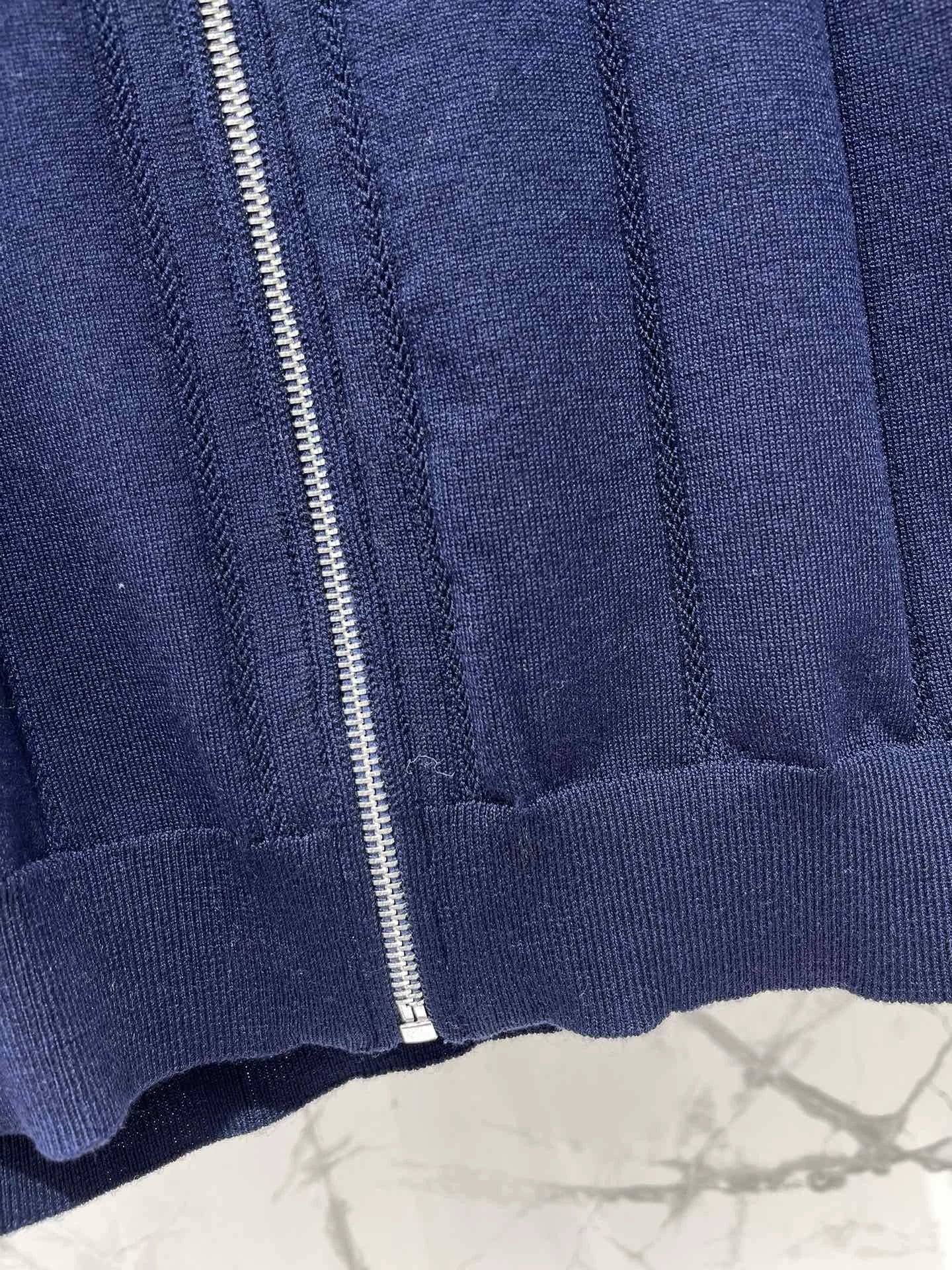 25 Early Autumn New Knitted Long Sleeve Zipper Jacket