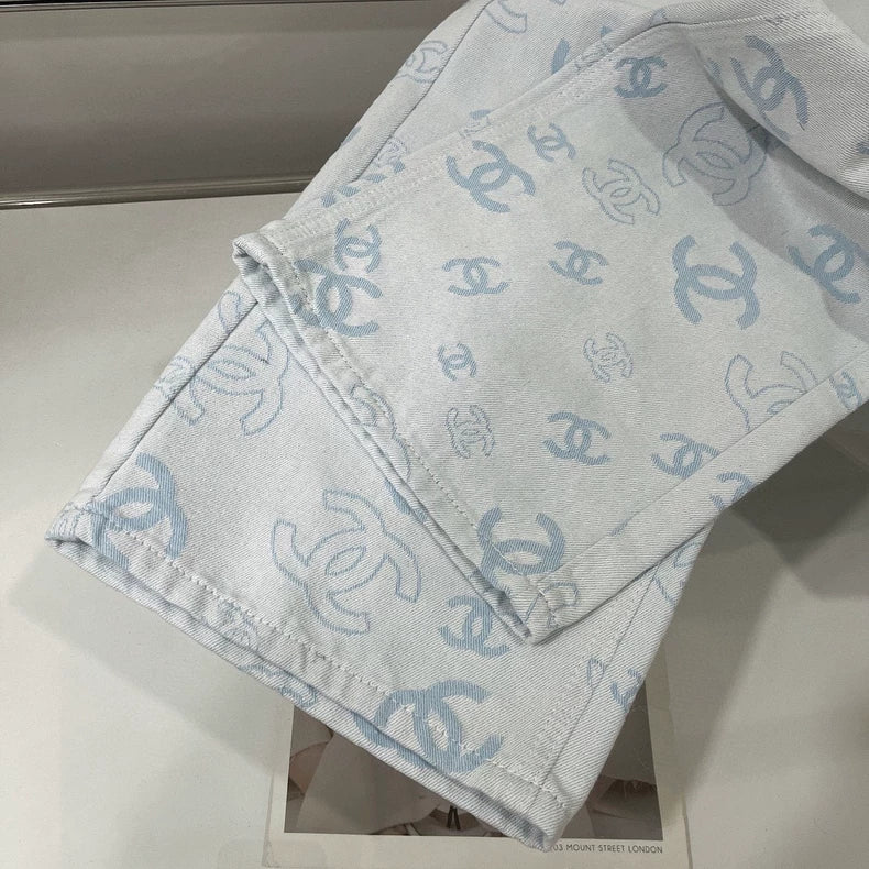 New Summer Dopamine Jacquard Straight Pants