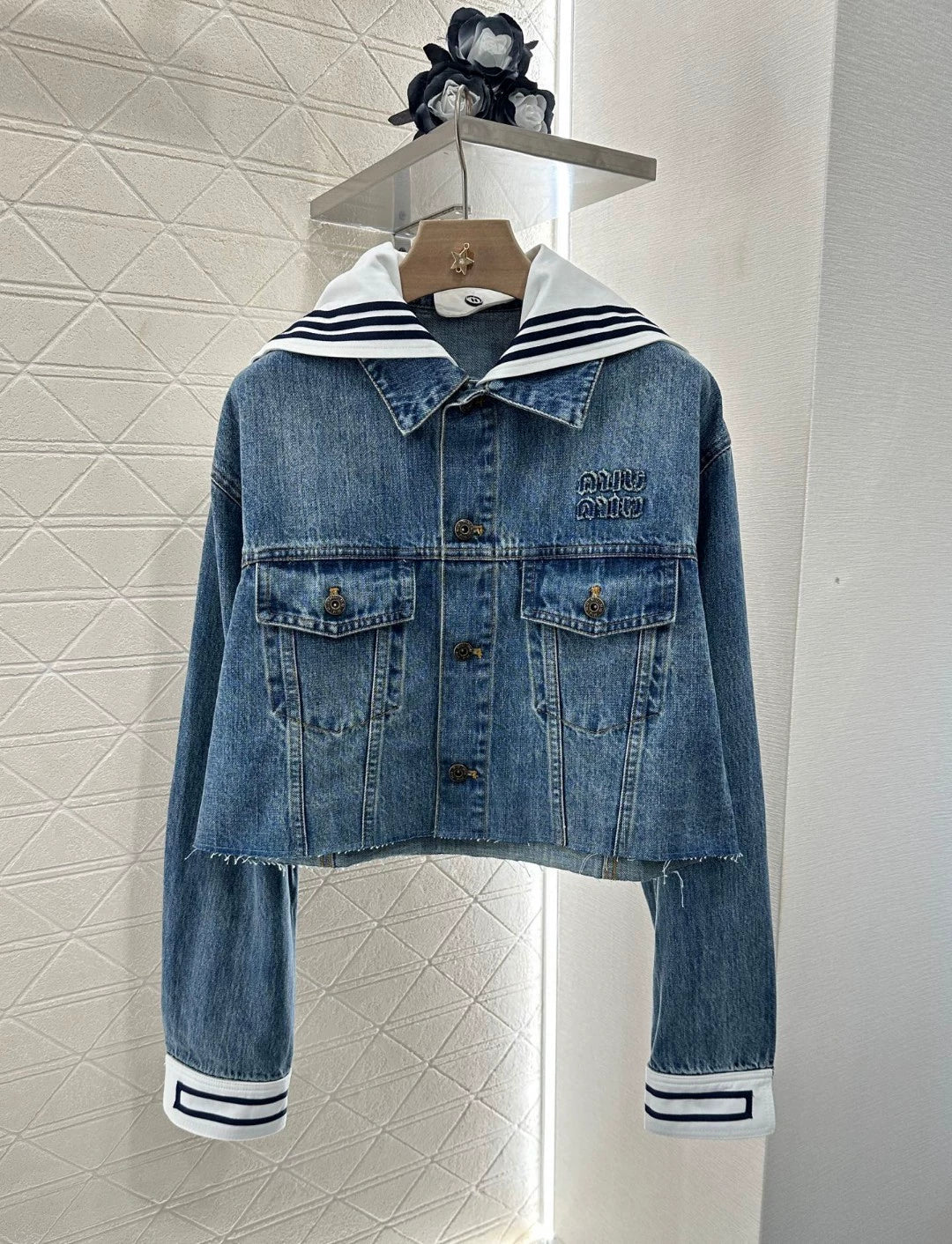 M 25 Navy denim suit