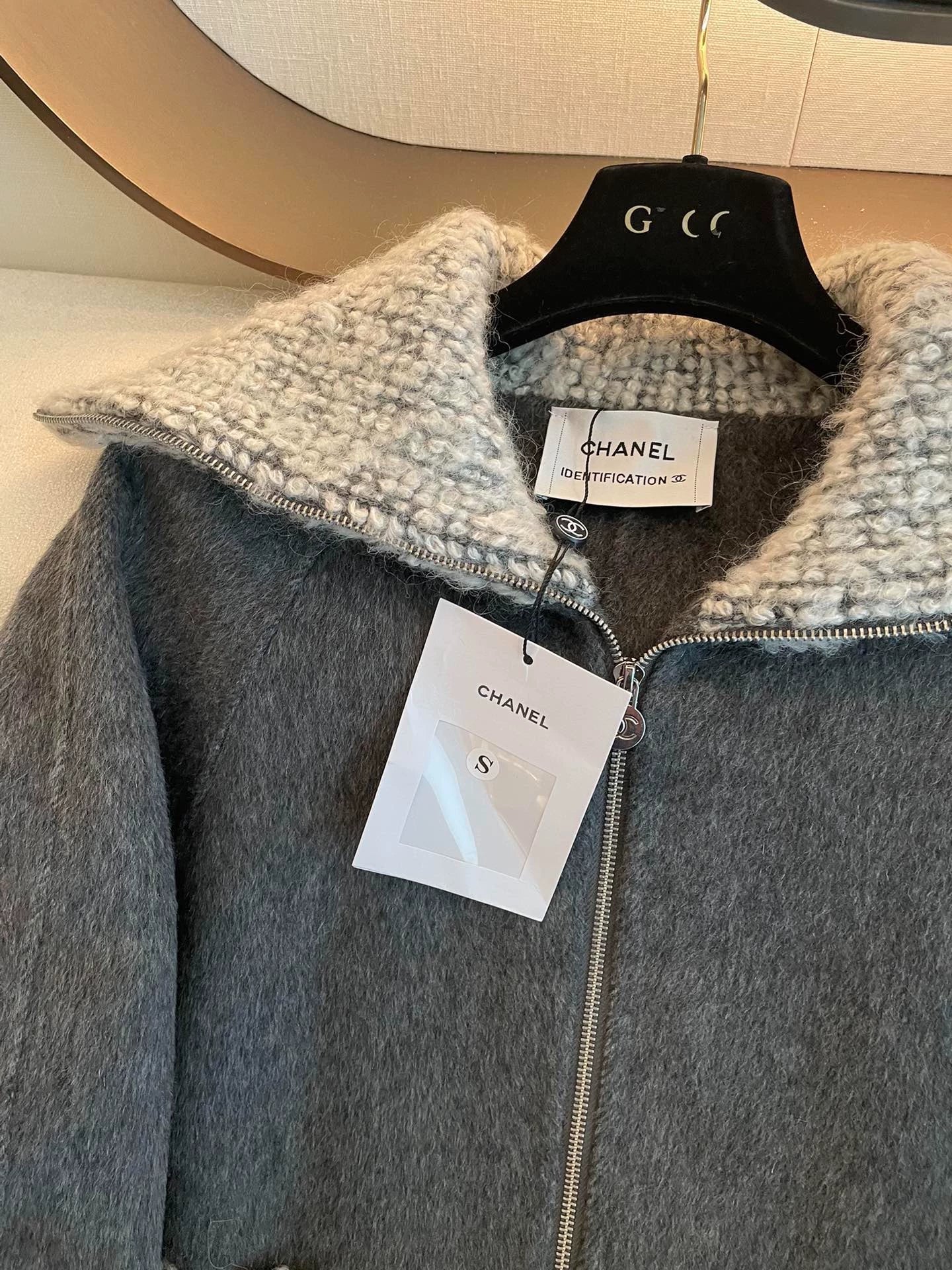 25fw Collar knit jacket(Medieval Series)