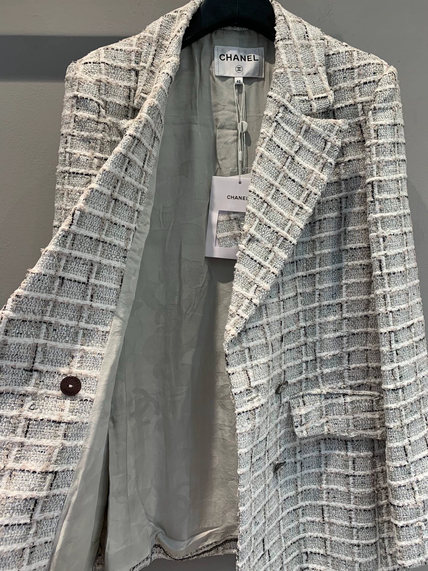 25fw Plaid woven suit jacket(Medieval Series)