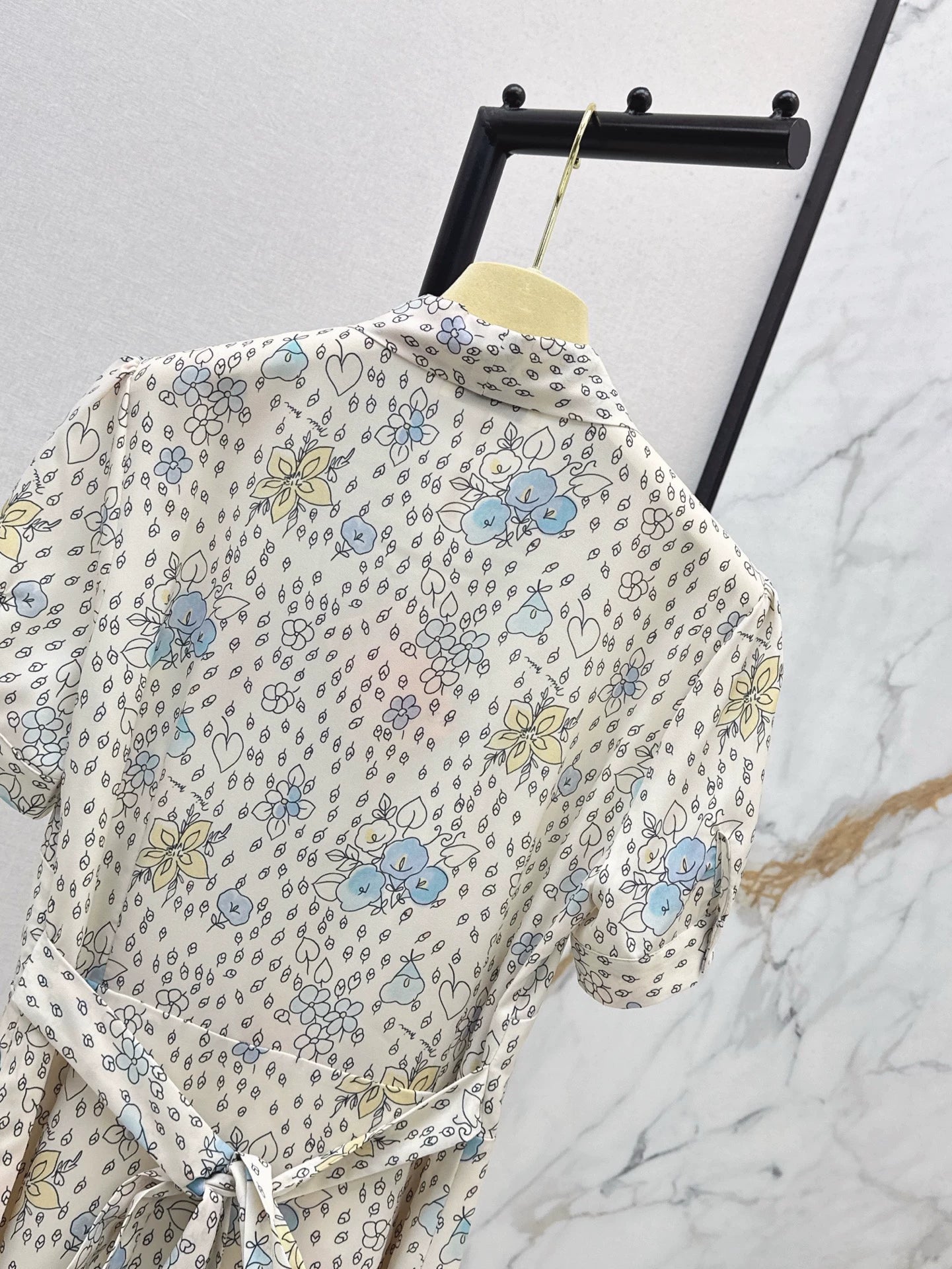 2025 new product Floral retro dress