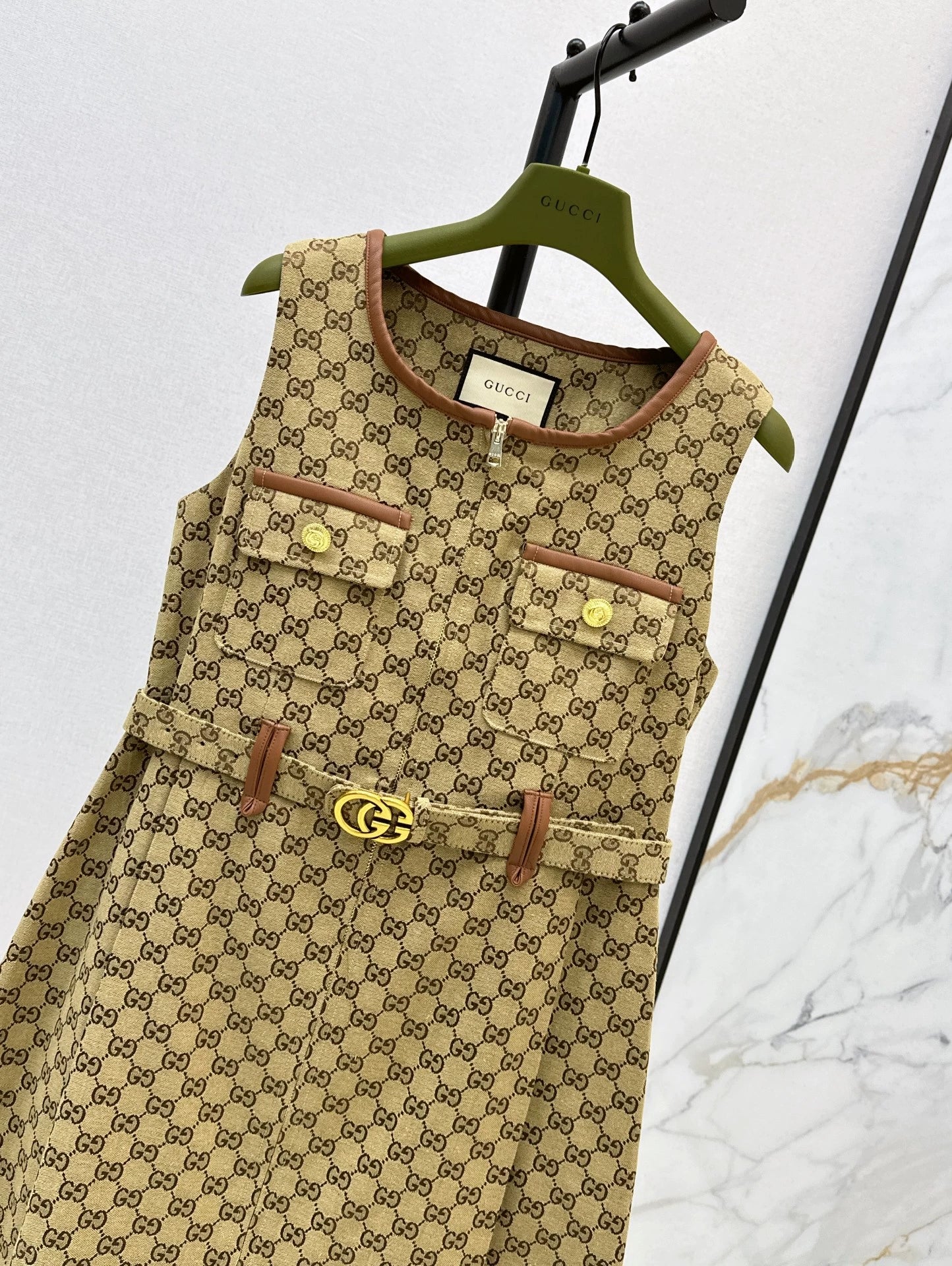 2025 new product Belt vest dress