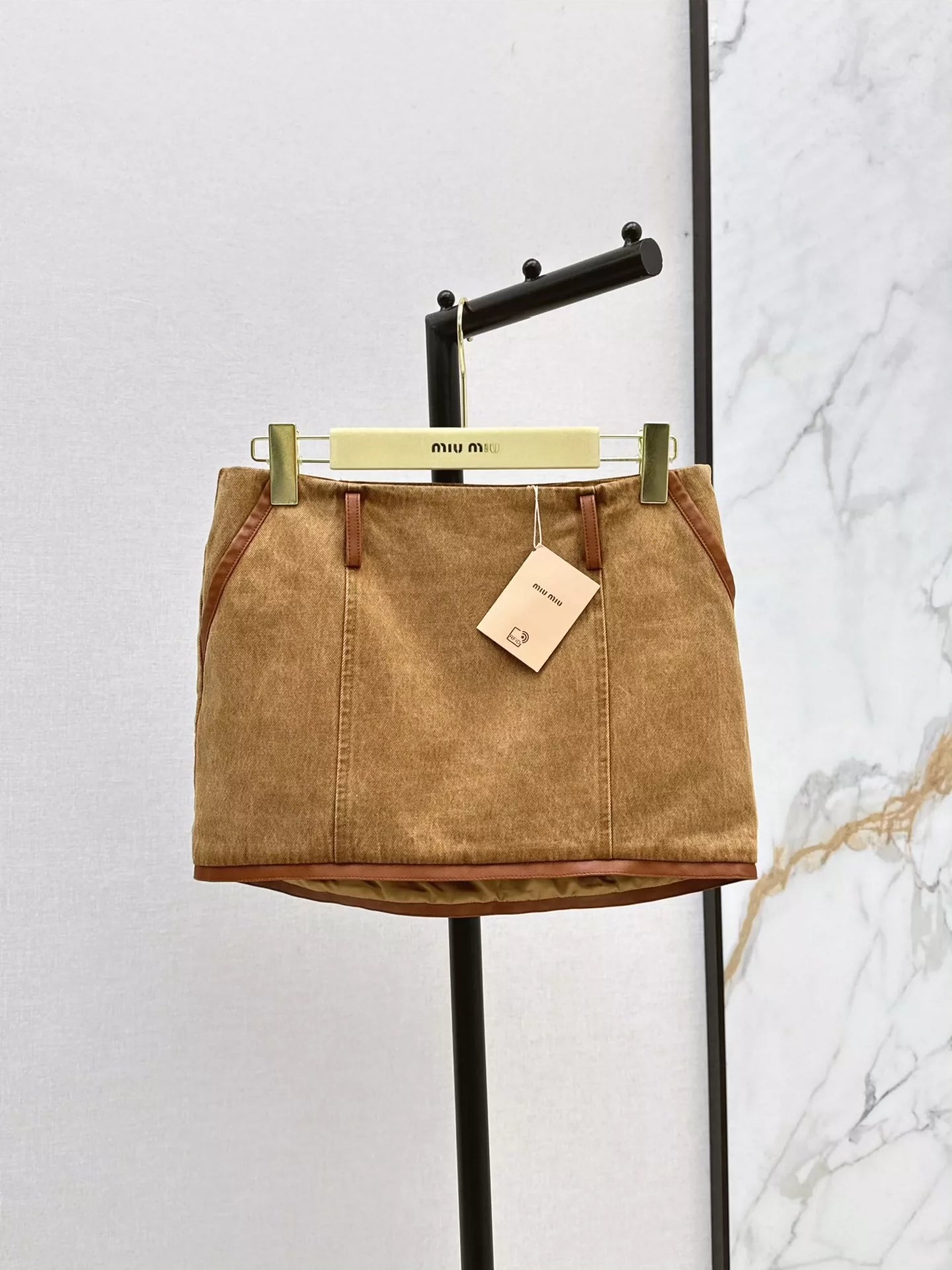 25ss suede skirt