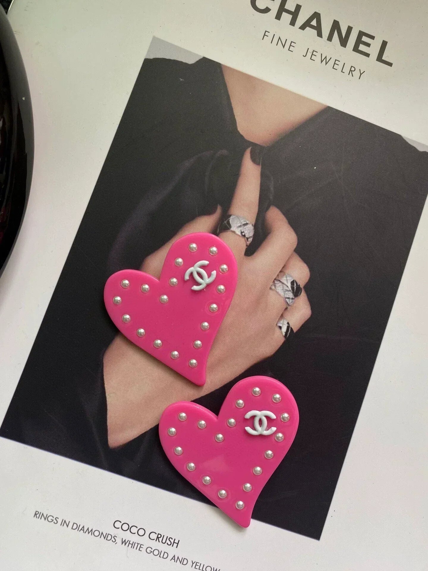25 Retro Love Pink Hairpin