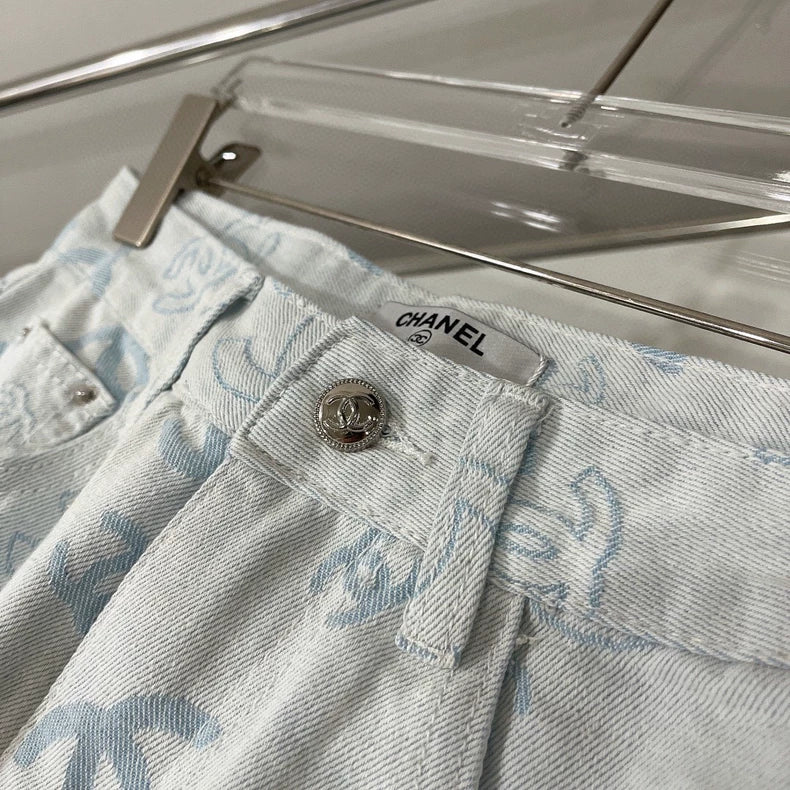 New Summer Dopamine Jacquard Straight Pants