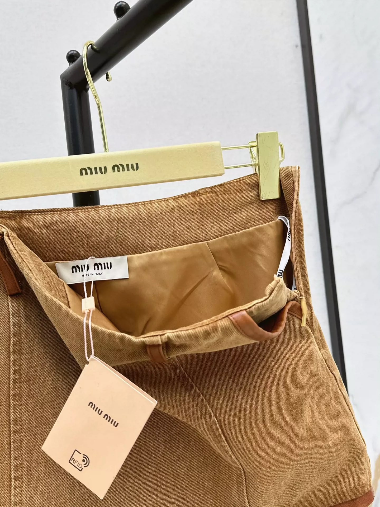25ss suede skirt